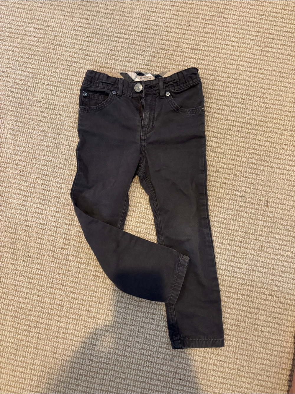 Burberry Kids Black Slim Jeans